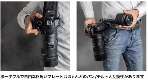  Amazon - UONNER カメラ クイックリリース カメラホルスター商品ページより引用